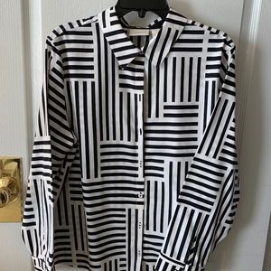 Chicos Black&White Patterned Blouse